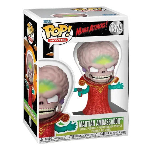 Pop! Movies - Mars Attacks!: MARTIAN AMBASSADOR Vinyl Figure