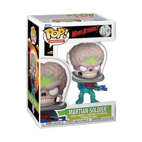 Pop! Movies - Mars Attacks!: ALIEN SOLDIER Vinyl Figure