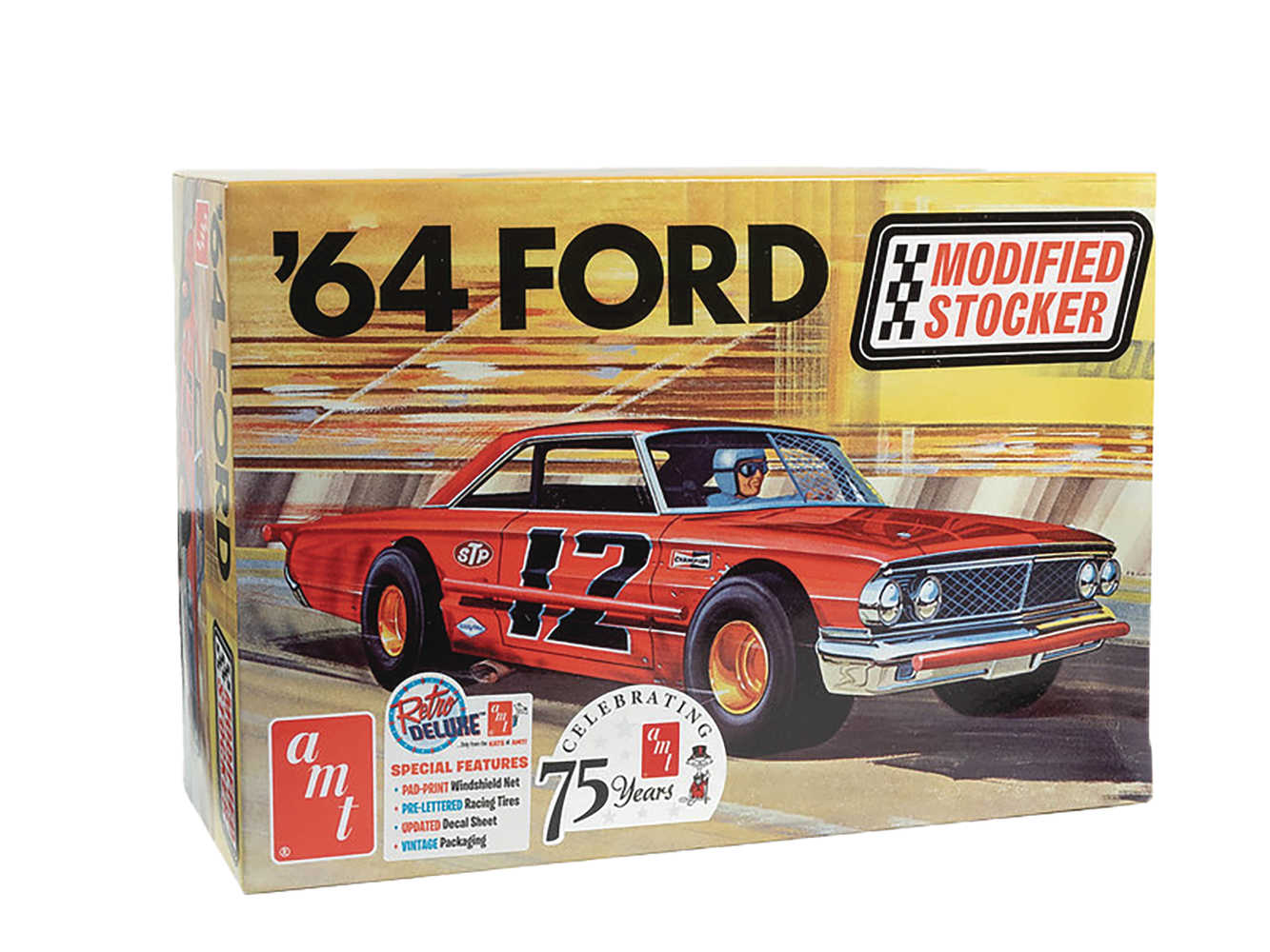 AMT Model Kit: 1964 Ford Galaxie Modified Stocker 1/25 Scale