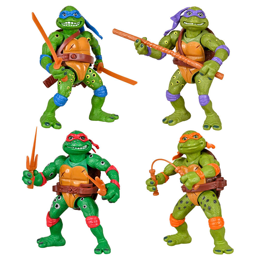 Teenage Mutant Ninja Turtles Movie Star Turtles Action Figure 4pc Set