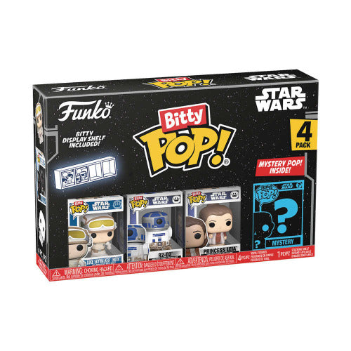 Bitty Pop! Star Wars (Series 2): LUKE 4-Pack Vinyl Figures