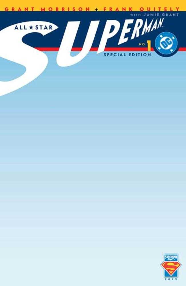 Superman Day 2025 All Star Superman #1 Cover C Blank