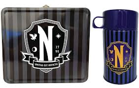 Wednesday: Nevermore Academy Lunch Box w/ Beverage Container