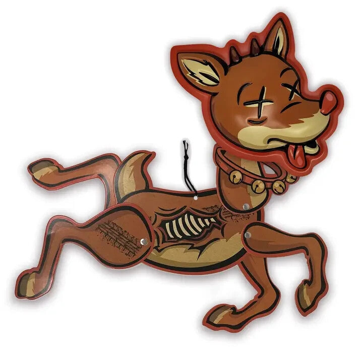 Cruddy Christmas ROAD KILL RUDY Christmas Decoration