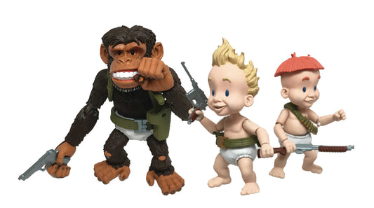 Sam & Max: RUBBER PANTS COMMANDOS Deluxe Action Figure Set