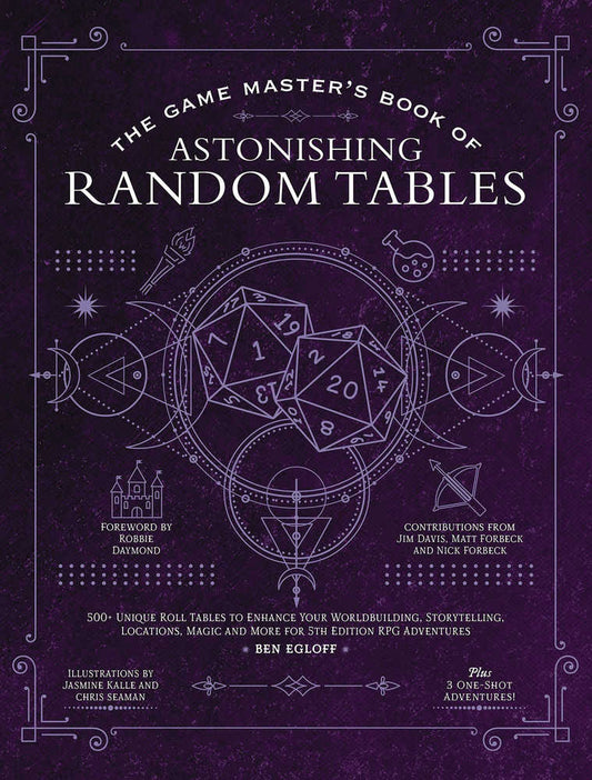 GM Book of Astonishing Random Tables (5th Edition RPG) HC