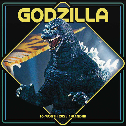 Godzilla Classic 16 Month 2025 Wall Calendar