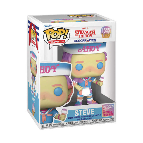 Pop! Television - Stranger Things: STEVE (SCOOPS AHOY) Vinyl Figure