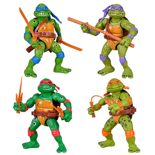 Teenage Mutant Ninja Turtles Movie Star Turtles Action Figure 4pc Set