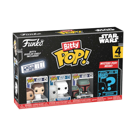 Bitty Pop! Star Wars Series 2: LEIA 4-Pack