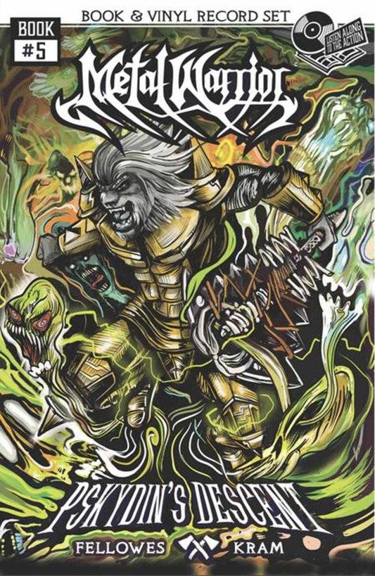 Metal Warrior TPB #5 (Of 9) Pskydins Descent Out Of Detention And Into Darkness With 7 In Vinyl