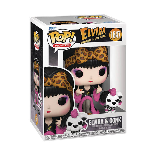 POP! Movies - Elvira Mistress of the Dark: ELVIRA & GONK Vinyl Figure