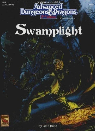 Advanced Dungeons & Dragons (2nd Edition): SWAMPLIGHT - GA2 Adventure Module