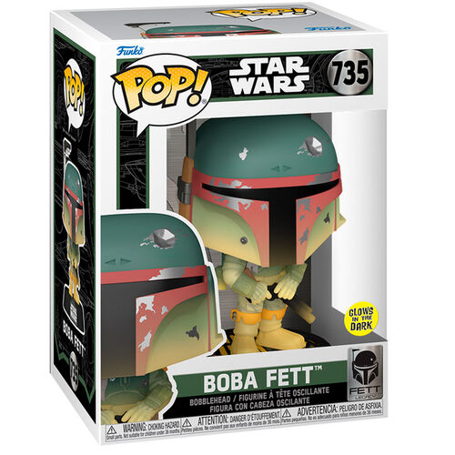 Pop! Star Wars: BOBA FETT (GLOW IN THE DARK) Vinyl Figure