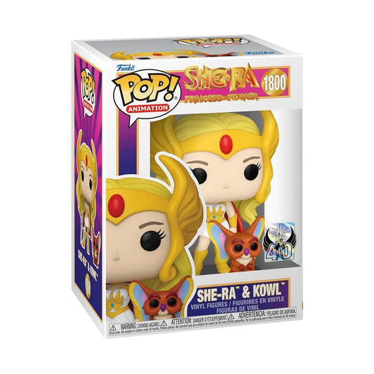Pop! Animation - She-Ra Princess of Power: SHE-RA & KOWL Vinyl Figure