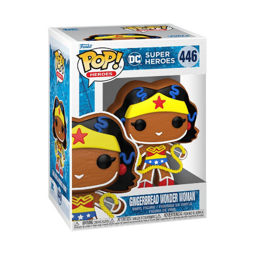 Pop! DC Holiday: GINGERBREAD WONDER WOMAN Vinyl Figure