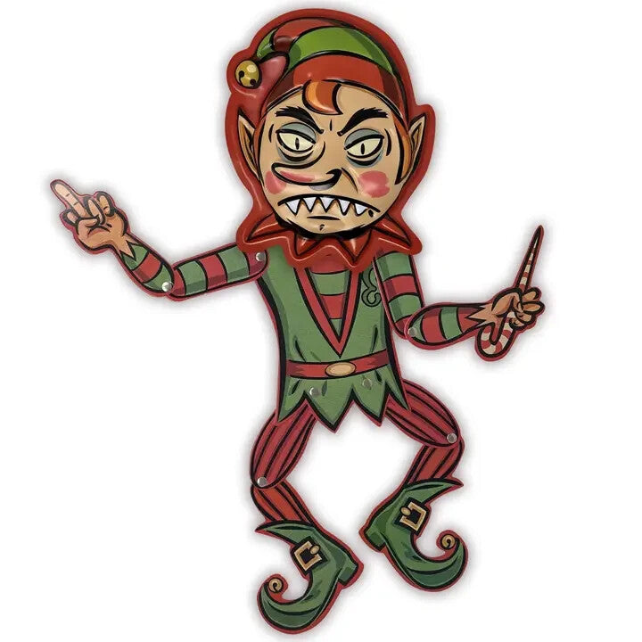 Cruddy Christmas EDDIE THE ANGRY ELF Christmas Decoration