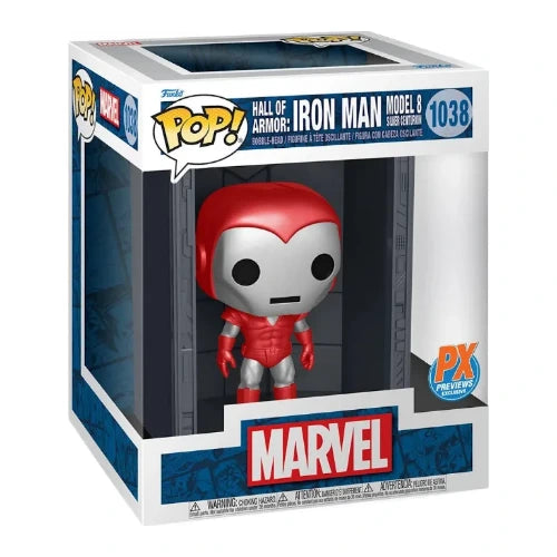 Pop! Marvel - Hall of Armor: IRON MAN MODEL 8: SILVER CENTURION (PX) Vinyl Figure