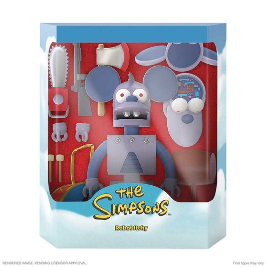 The Simpsons - Ultimates: ROBOT ITCHY Action Figure