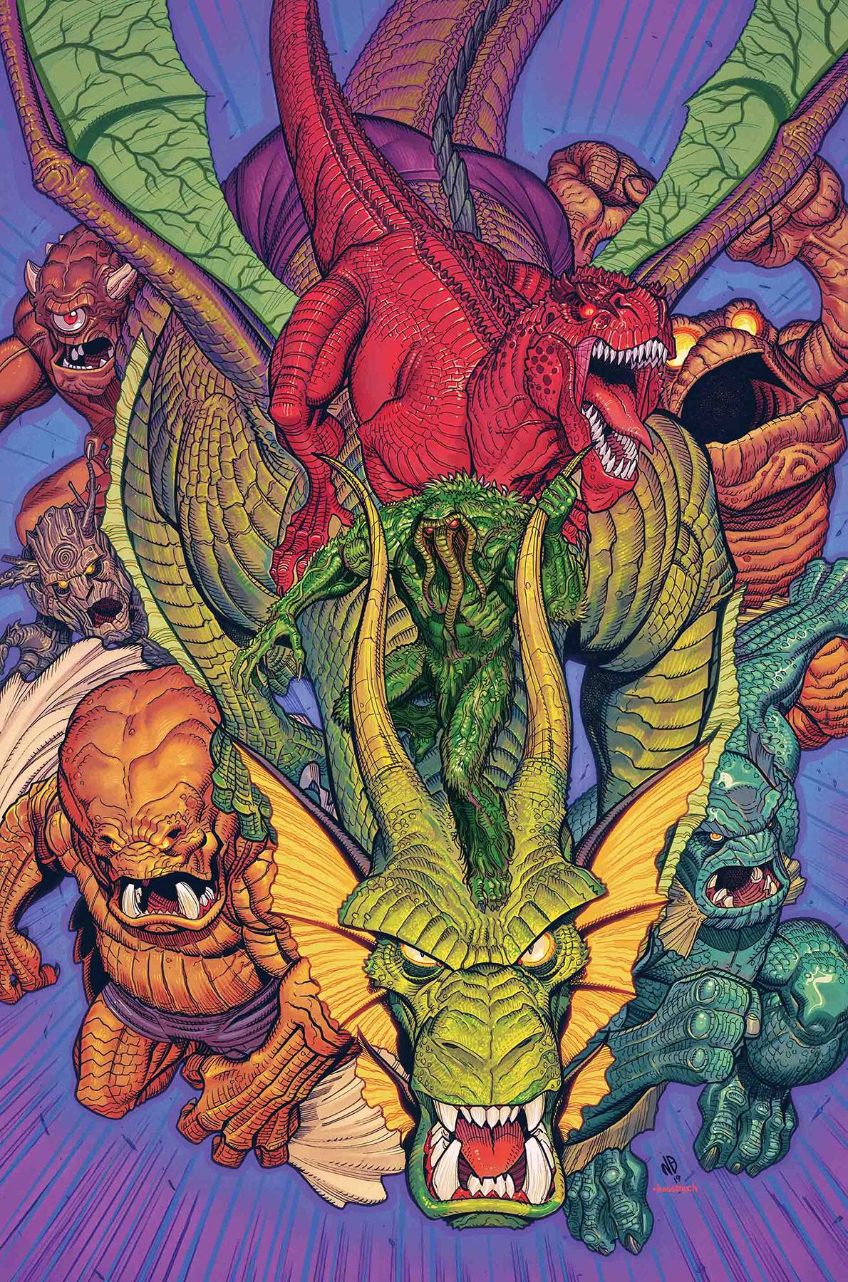 MARVEL MONSTERS BY BRADSHAW POSTER