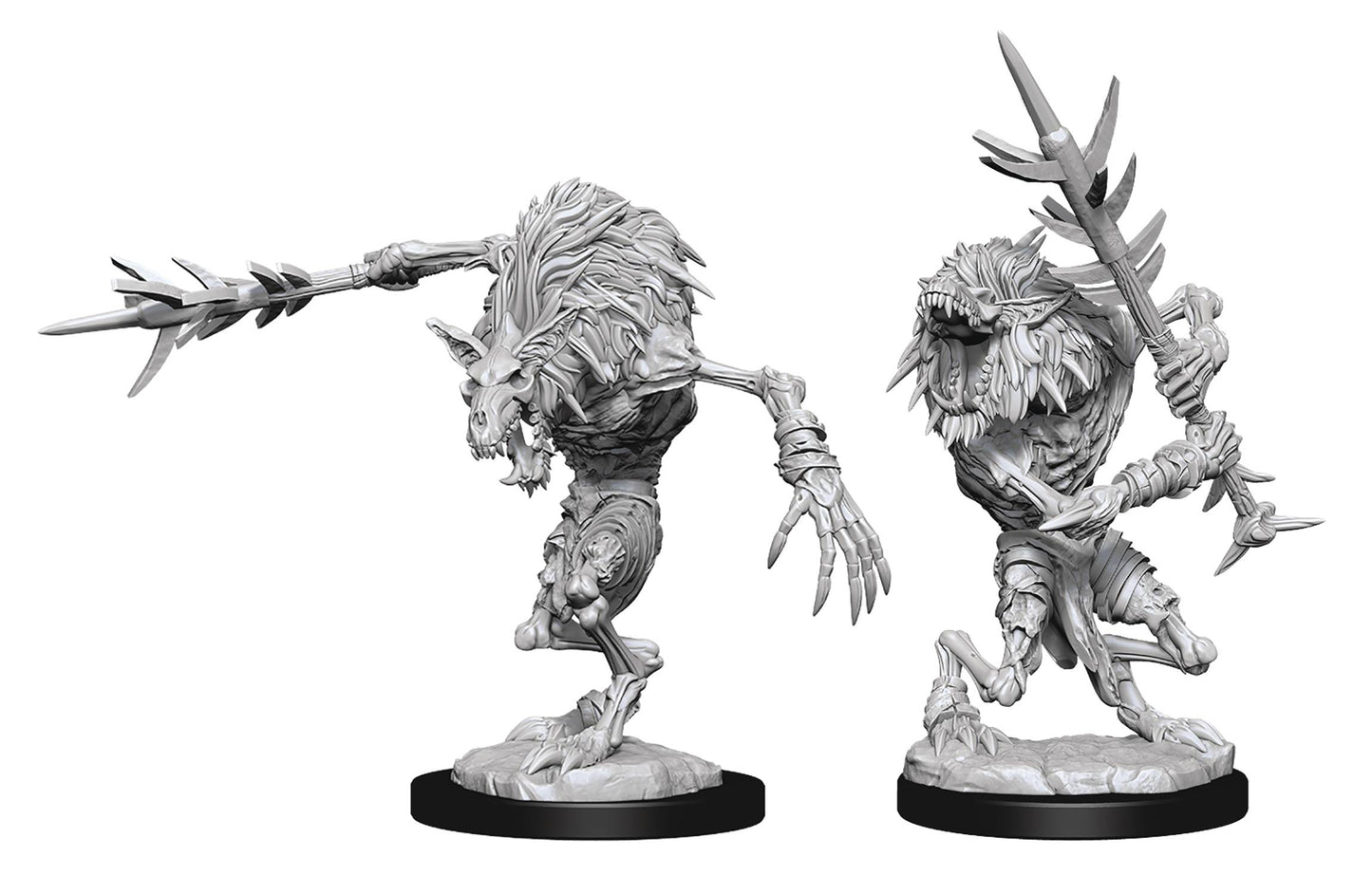 D&D: GNOLL WITHERLINGS Unpainted Minis