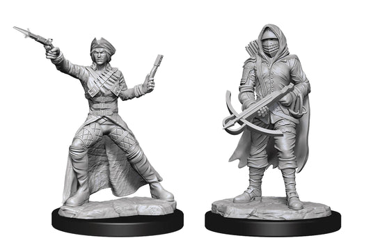 D&D: BOUNTY HUNTER & OUTLAW Unpainted Minis