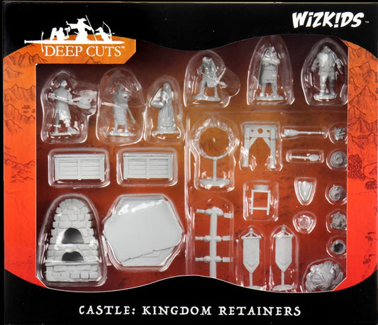 DEEP CUTS: CASTLE KINGDOM RETAINERS Unpainted Miniatures Set