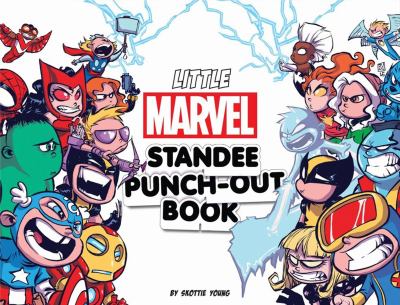 LITTLE MARVEL STANDEE PUNCH-OUT BOOK HC